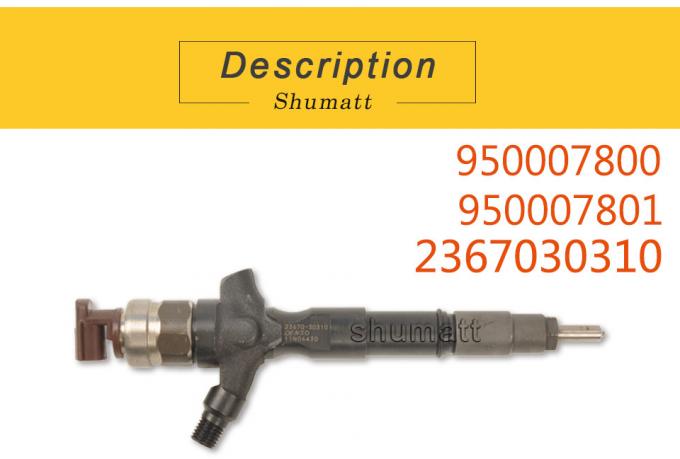 Recon Shumatt κοινός εγχυτήρας 095000-7800 23670-30310 κοστούμια 2KD καυσίμων ραγών